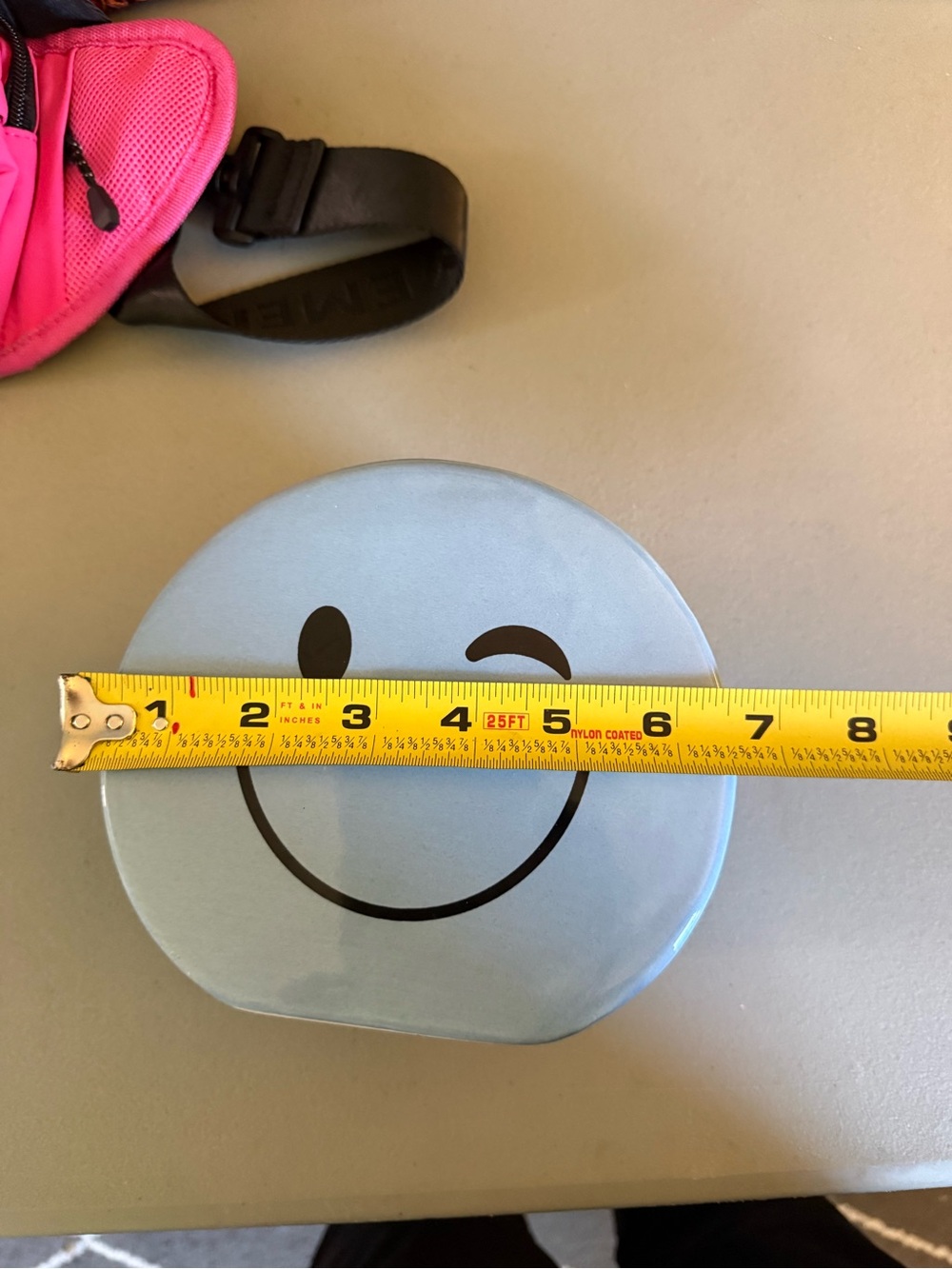 NEW! DW Home Light Blue 'You're Cute' Smiley ceramic holder w/candle 20 ounces - Picture 5 of 6